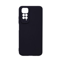 Soft Silicone Case with Camera Shield for Xiaomi Redmi Note 11 4G/Redmi Note 11S Black Soft Silicone Case with Camera Shield for Xiaomi Redmi Note 11 4G/Redmi Note 11S Black